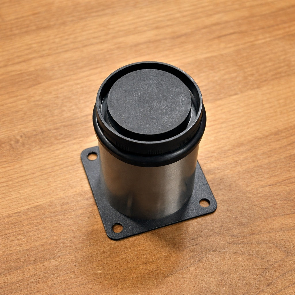 Pata Inox Circular 50mm x 80mm