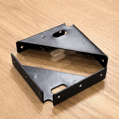 Escuadras 8.5 x 8.5 derecha izquierda color negro