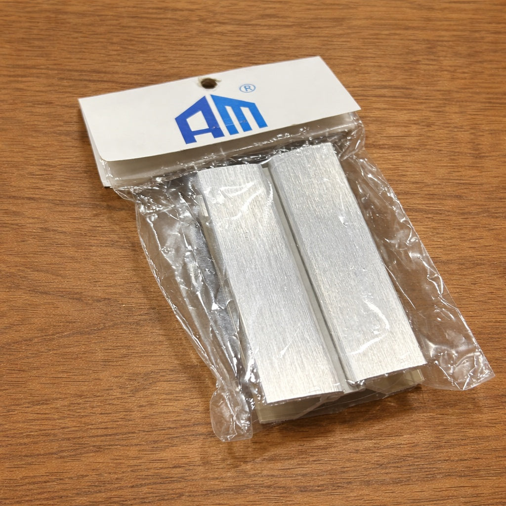 Conector de zocalos 100mm angulo varible Aluminizado