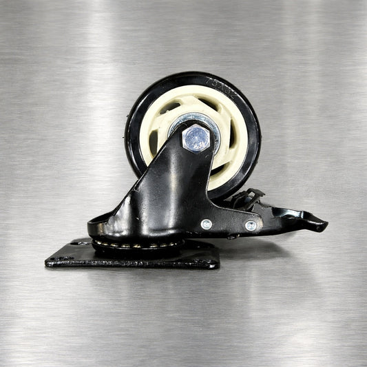 Rueda con freno 75mm