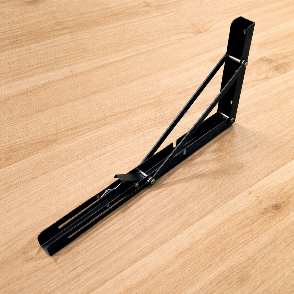 Mensula Rebatible 30cm color negro (par)