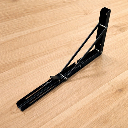 Mensula Rebatible 30cm color negro (par)