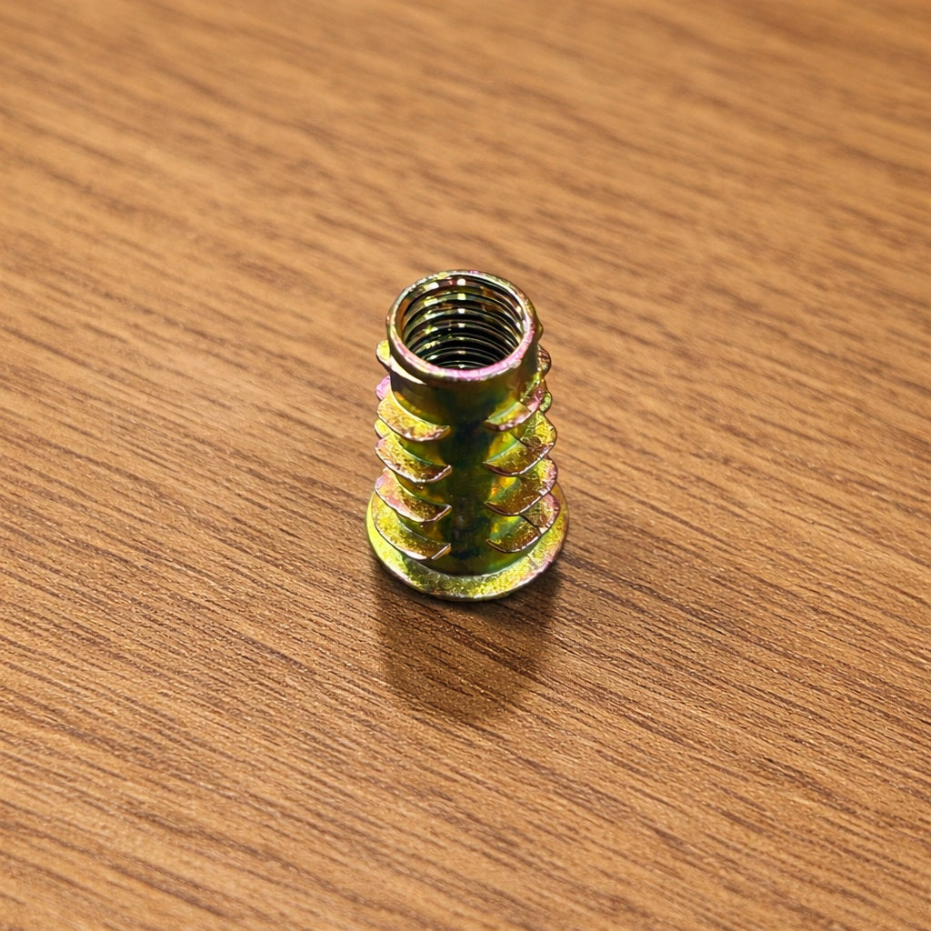 Buje Roscado Inox Buje Inserto Metàlico Rosca 8mm Exterior 12mm 20/Unidades – Tykhe