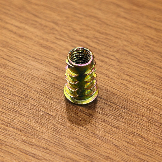 Buje Inserto Metàlico Rosca 8mm Exterior 12mm 10/Unidades