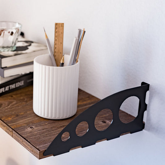 Mensula Soporte lateral DUCASSE MATISSE negro 23cms.