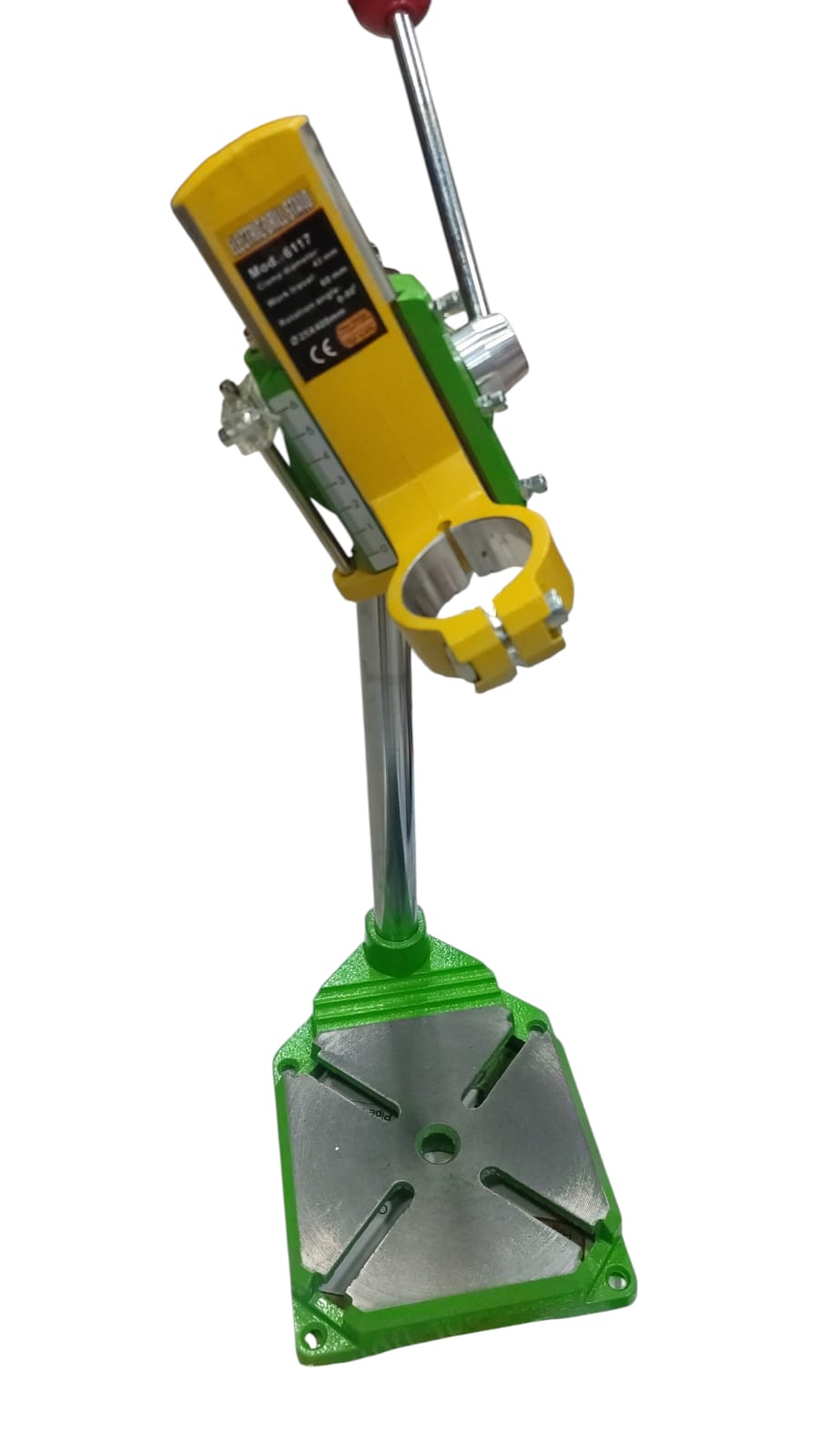 Soporte de taladro con rotación multipropósito