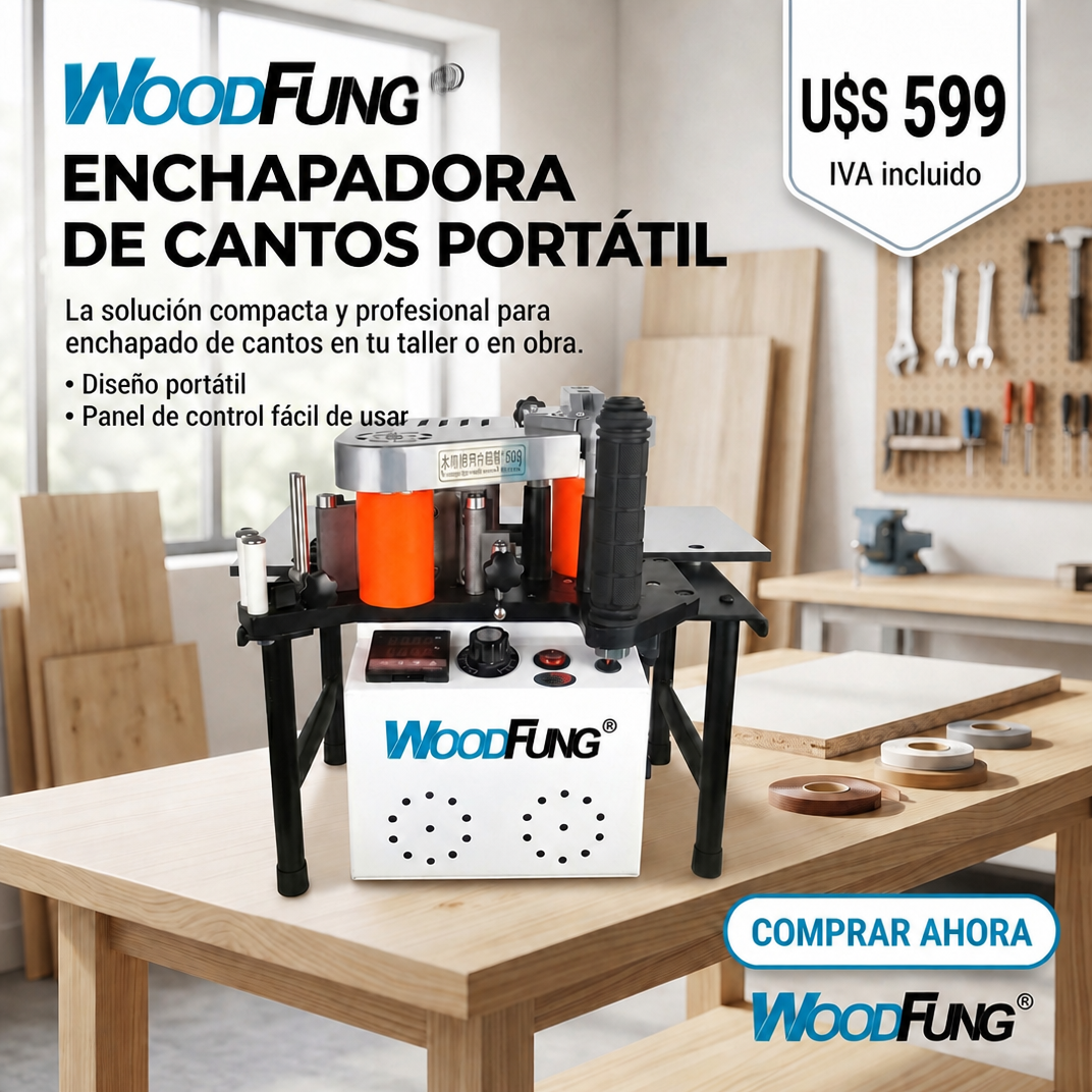 Laminadora de cantos portatil Woodfung WF 102B