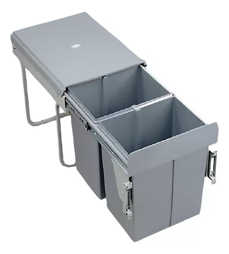 Tacho de basura recipiente de residuos Cubo, Cesto Contenedor, Bote de basura 40 litros