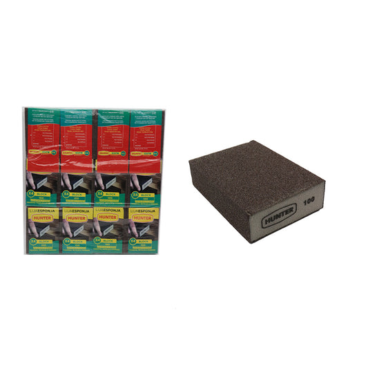 Taco Lija Esponja Block Grano 100 Hunter