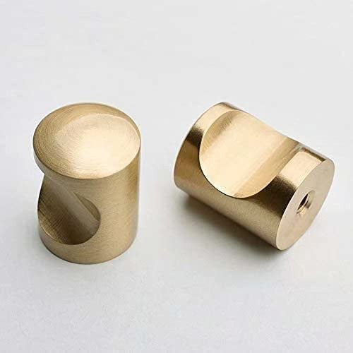 Tirador Tebas Aluminio Gold Boton
