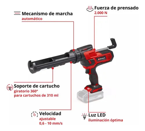 Pistola De Cartucho Inalámbrico Te-sg 18/10 Li Solo Einhell
