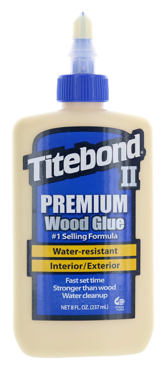 Cola Titebond tipo II azul envase de 8 OZ